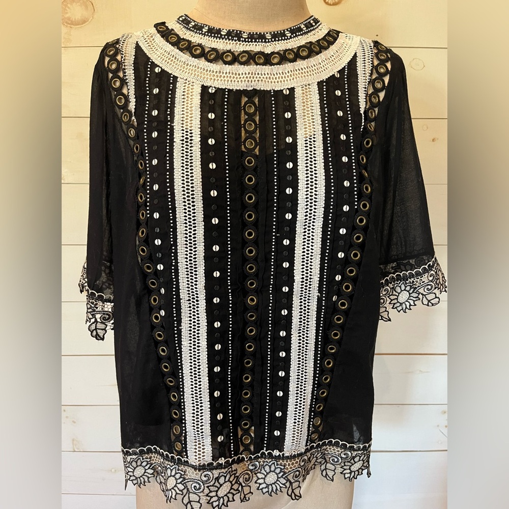 Anthropologie top by Vanessa Virginia